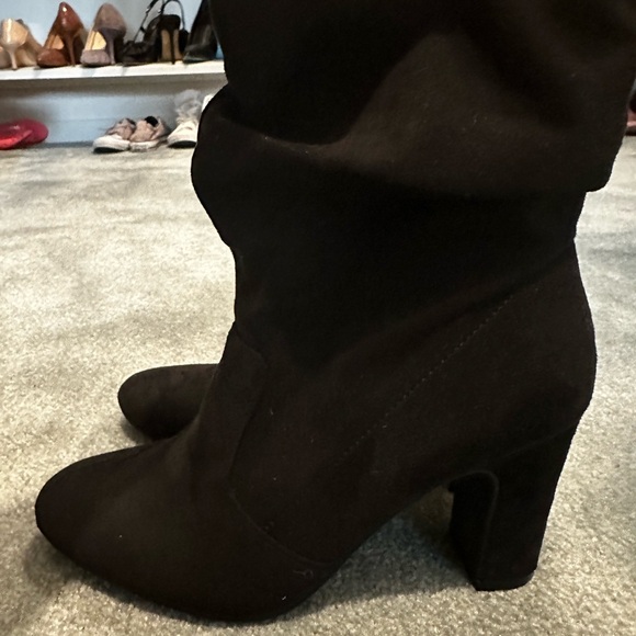 Jessica Simpson black suede booties 7.5 - Picture 5 of 6